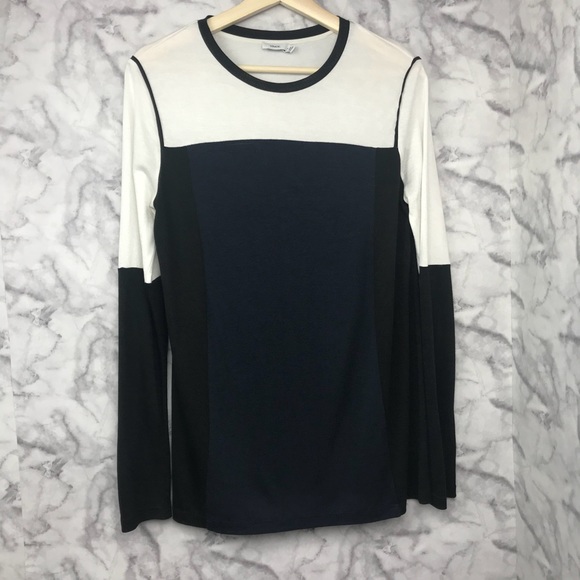 Vince Color-block Long Sleeve Top - Picture 5 of 8